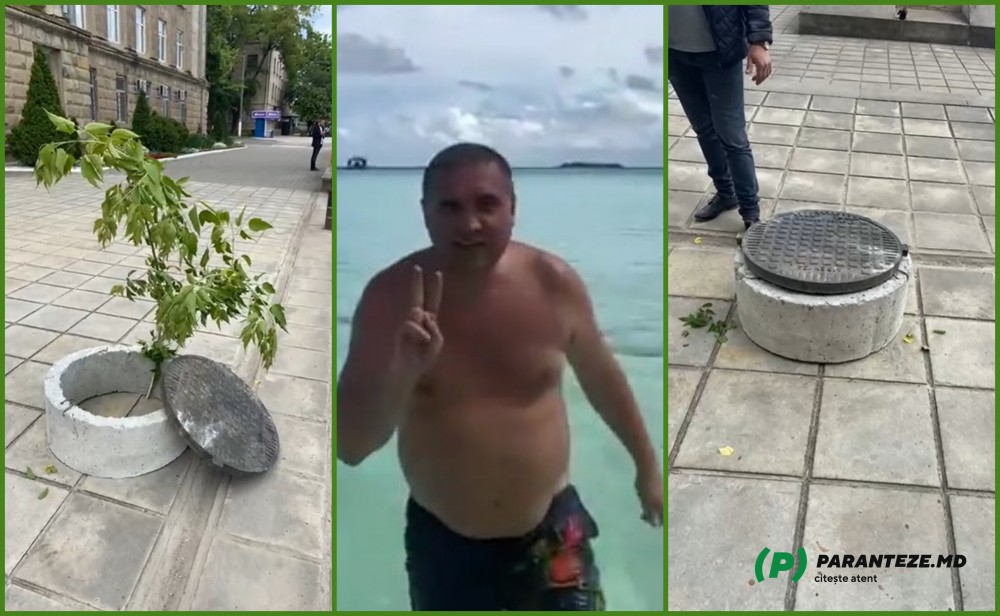 PACE pune capacul la ilegalitățile din Bălți. Protest la primăria lui „turistului” Usatîi, după ce o persoană a căzut într-o gură de canalizare